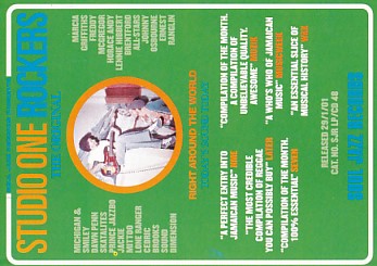 Studio one Rockers Promo Postcard