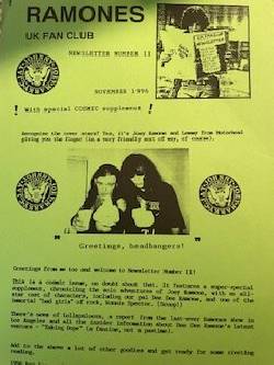 UK Fan Club Newsletter #1 