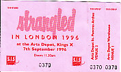 London 7/9/96 Gig Ticket